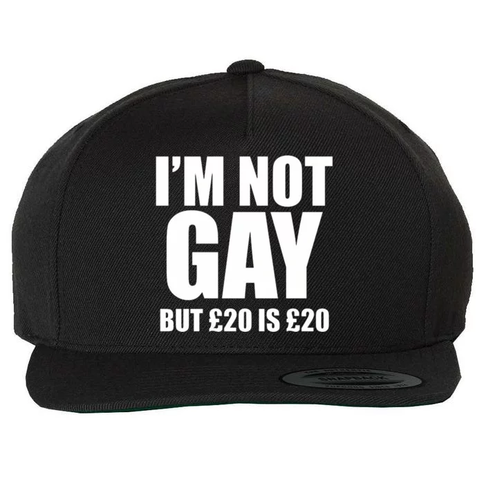 Im Not Gay But 20 Wool Snapback Cap