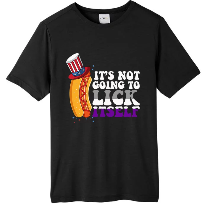 Its Not Gonna Lick Itself Lgbtq ChromaSoft Performance T-Shirt