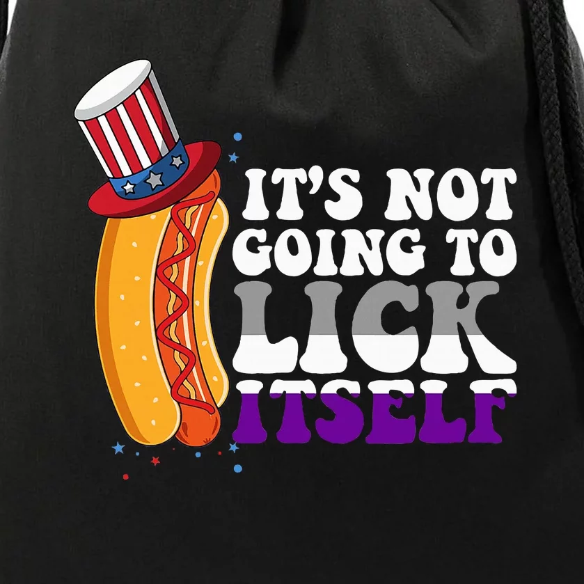 Its Not Gonna Lick Itself Lgbtq Drawstring Bag