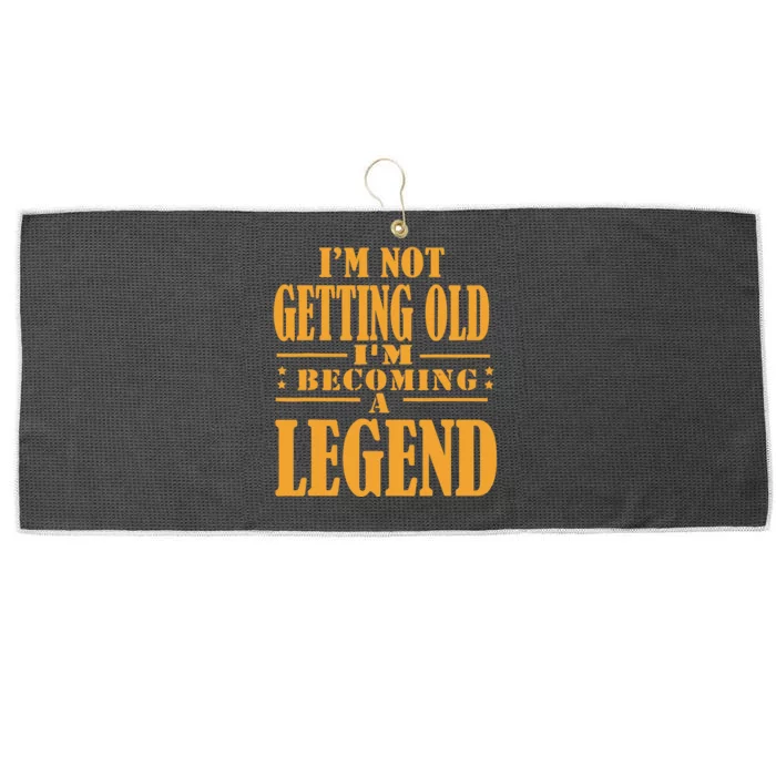 IM Not Getting Old IM Becoming A Legend Retro Vintage Large Microfiber Waffle Golf Towel