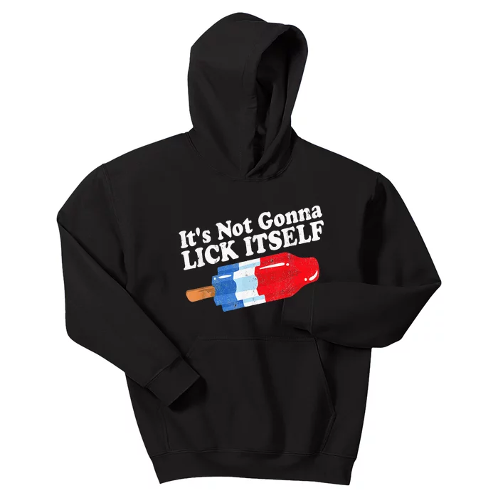 It's not Gonna Lick Itself 4th of July celebration Kids Hoodie