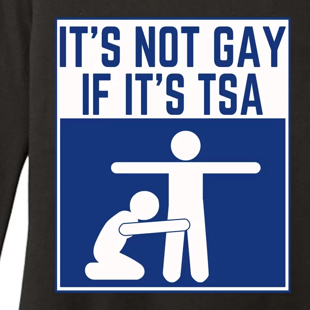 ItS Not Gay If ItS Tsa Funny Airport Security Pride Womens CVC Long Sleeve Shirt