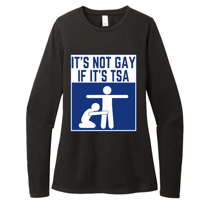 ItS Not Gay If ItS Tsa Funny Airport Security Pride Womens CVC Long Sleeve Shirt