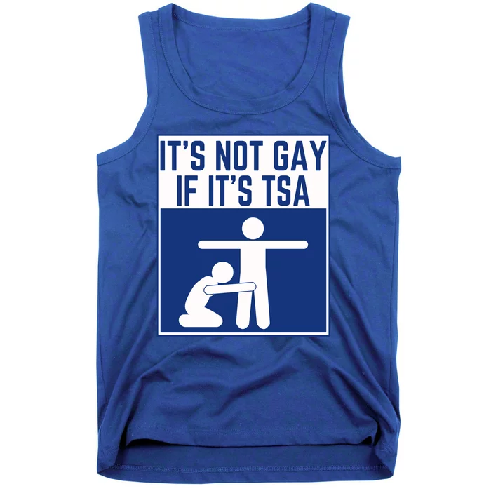 ItS Not Gay If ItS Tsa Funny Airport Security Pride Tank Top