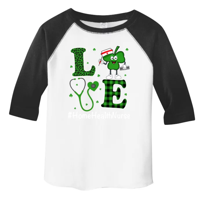 Irish Nurse Gift St Patricks Day Love Home Health Nurse Gift Toddler Fine Jersey T-Shirt