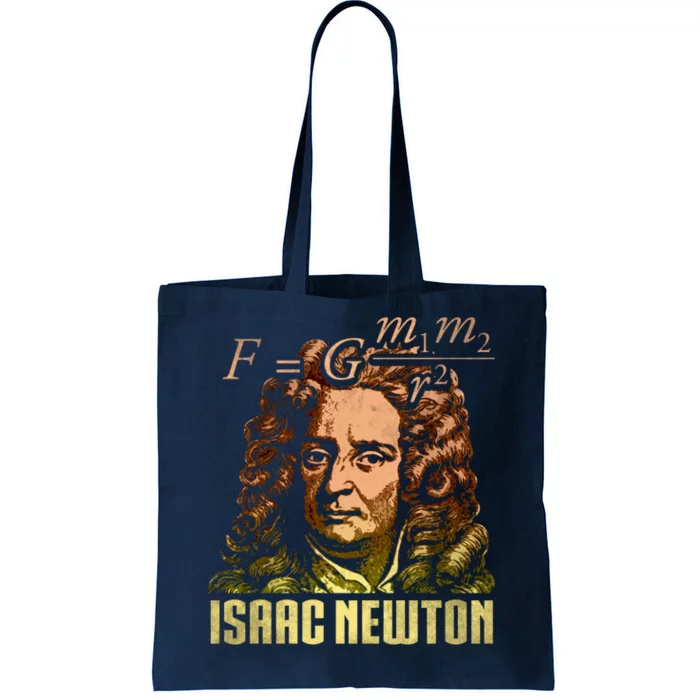 Isaac Newton Gravitation Physicist Physics Science Astronomy Tote Bag