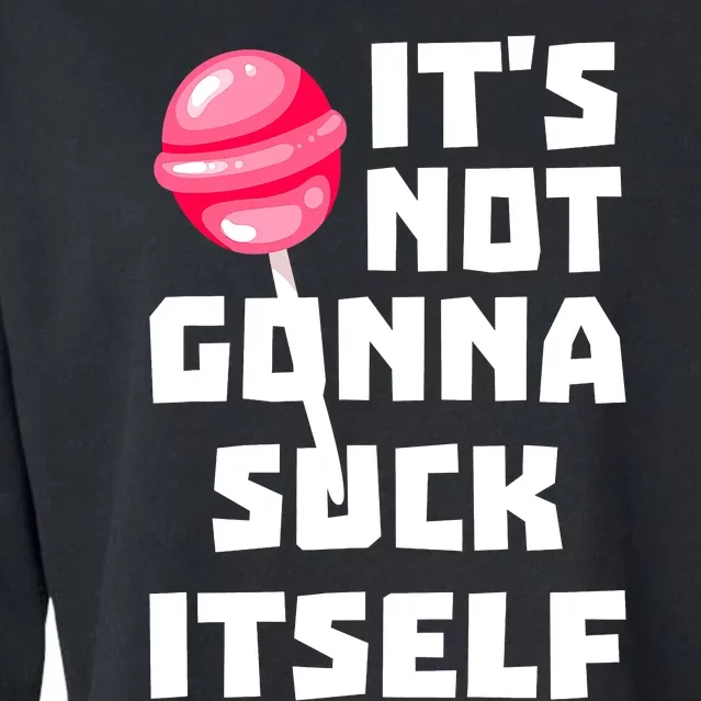 It's Not Going to Lick Itself Cropped Pullover Crew