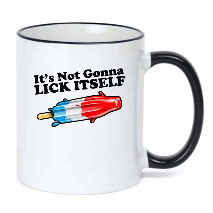 Its Not Gonna Lick Itself Funny Popsicle Black Color Changing Mug