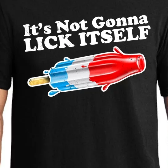 Its Not Gonna Lick Itself Funny Popsicle Pajama Set