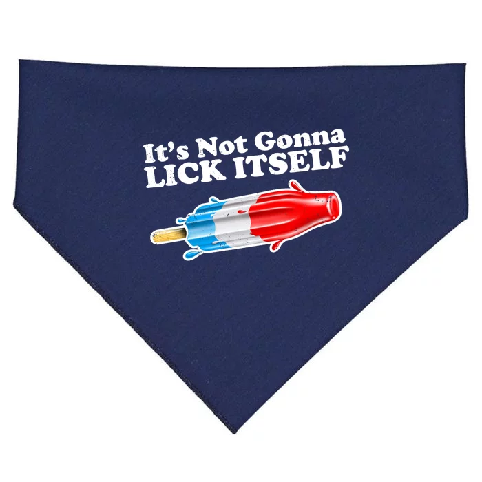 Its Not Gonna Lick Itself Funny Popsicle USA-Made Doggie Bandana