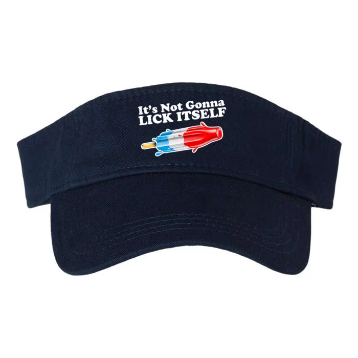 Its Not Gonna Lick Itself Funny Popsicle Valucap Bio-Washed Visor