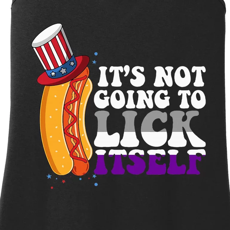 Its Not Gonna Lick Itself Lgbtq Funny Asexual Pride Ally Ladies Essential Tank