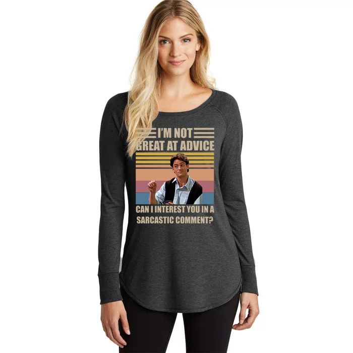 Im Not Great At The Advice Can I Interest You In A Sarcastic Comment Women's Perfect Tri Tunic Long Sleeve Shirt