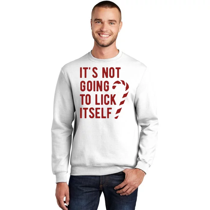 Its Not Going To Lick Itself Funny Christmas Sweatshirt