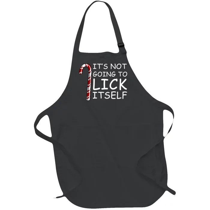 IT'S NOT GOING TO LICK ITSELF Full-Length Apron With Pocket