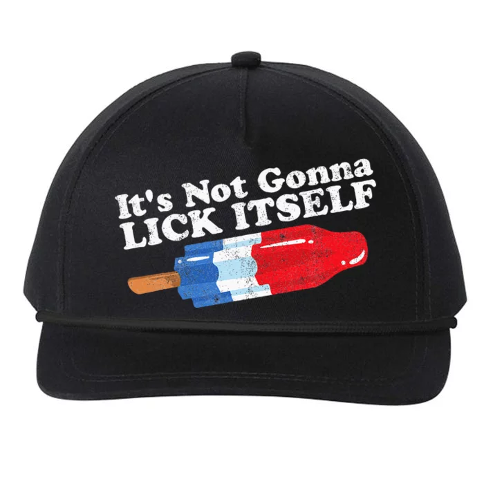 Its Not Gonna Lick Itself Funny Popsicle Snapback Five-Panel Rope Hat