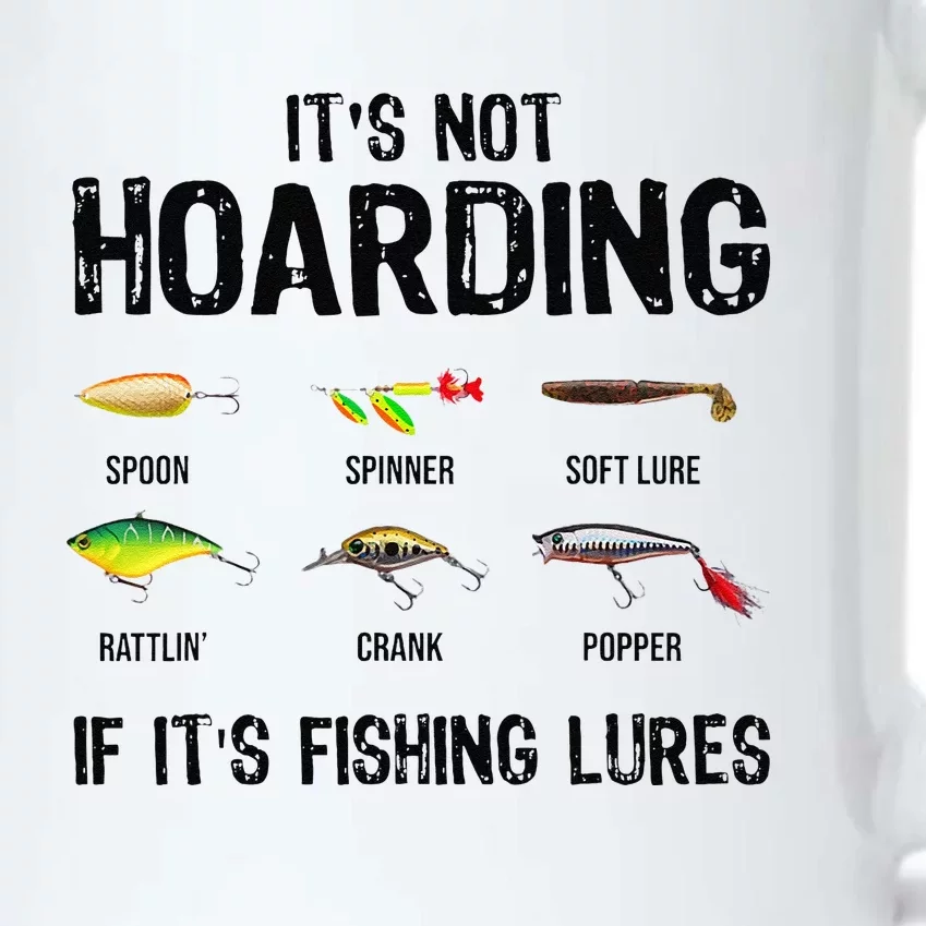 ItS Not Hoarding If ItS Fishing Lures Funny Fishing Black Color Changing Mug