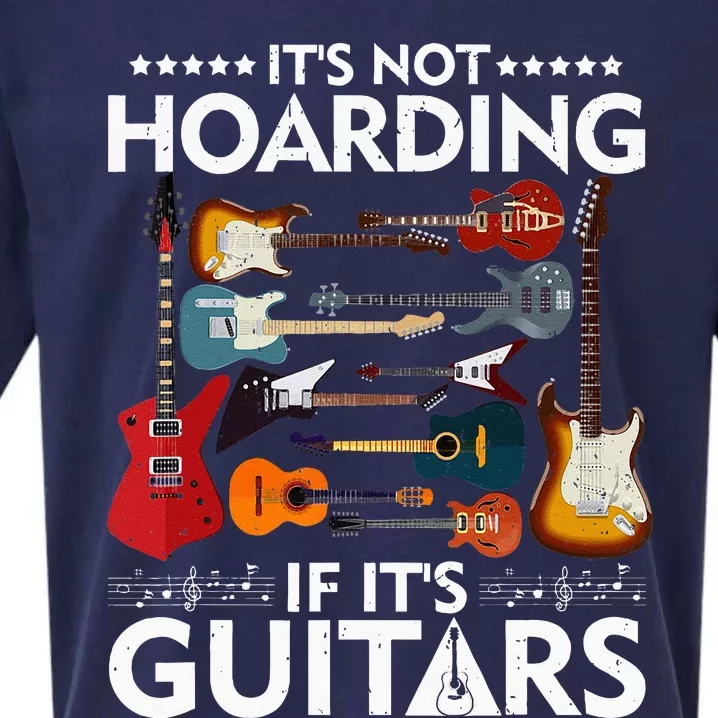 It’s Not Hoarding If It’s Guitars Musicians Sueded Cloud Jersey T-Shirt