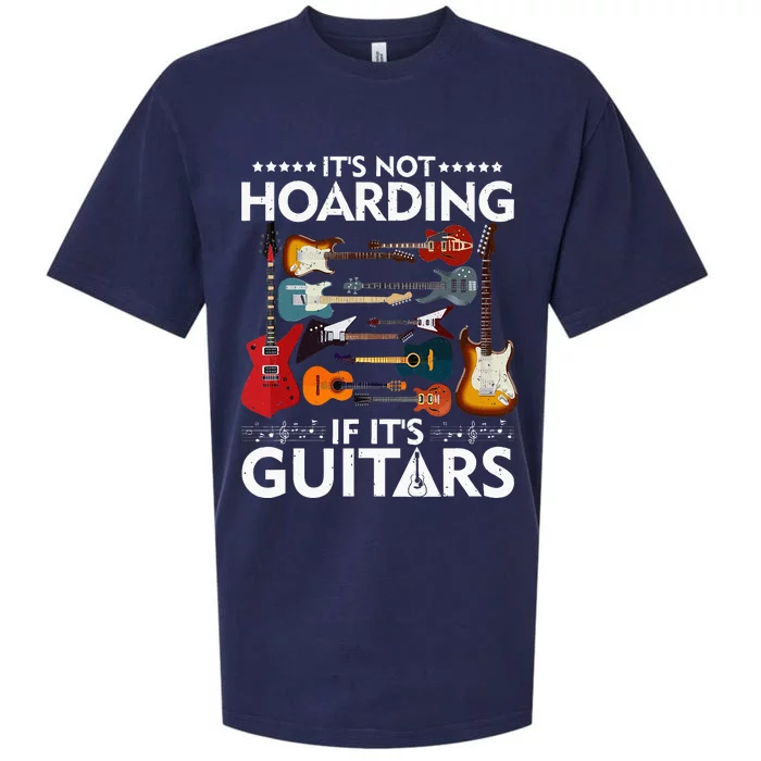 It’s Not Hoarding If It’s Guitars Musicians Sueded Cloud Jersey T-Shirt