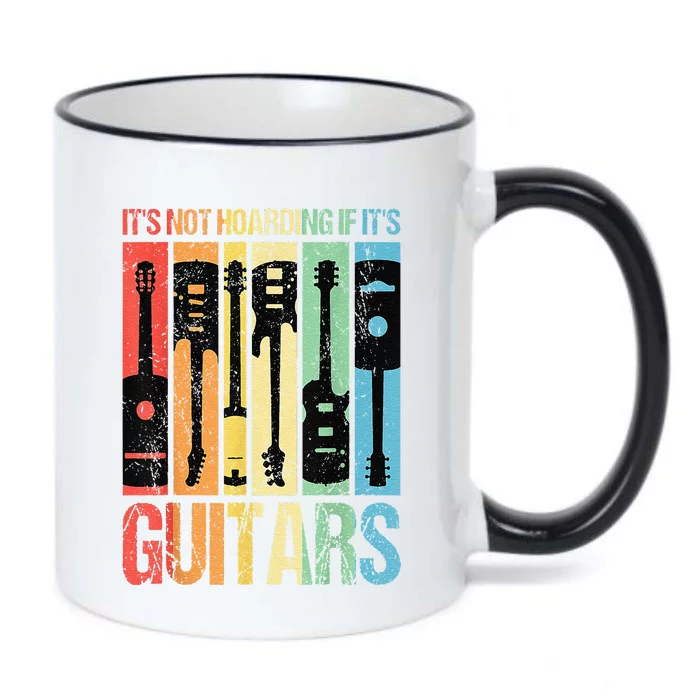 Its Not Hoarding If Its Guitars Guitar Black Color Changing Mug