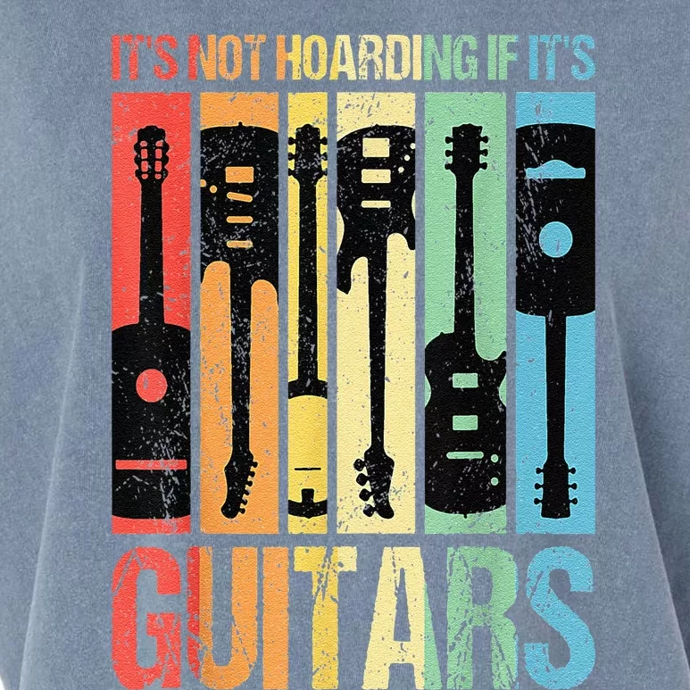 Its Not Hoarding If Its Guitars Guitar Garment-Dyed Women's Muscle Tee