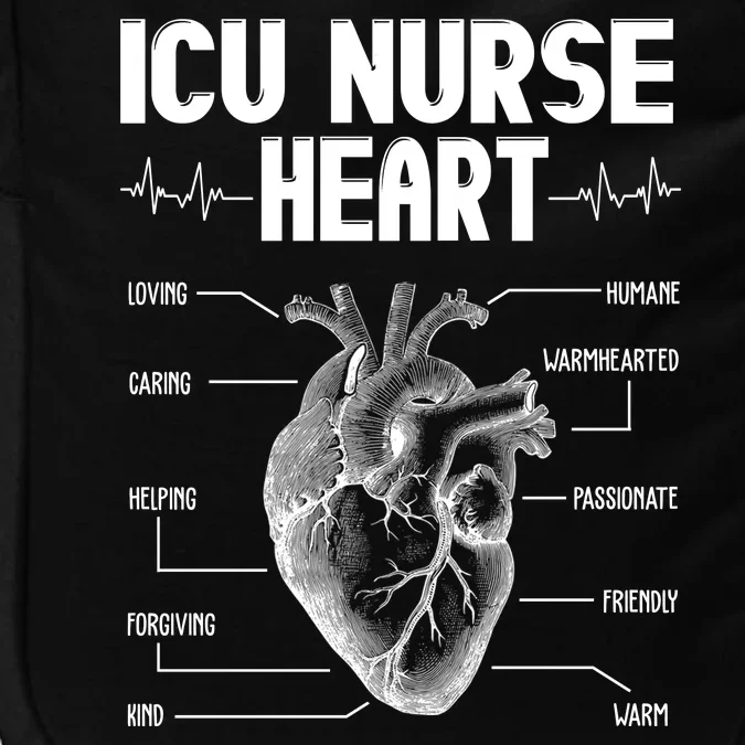 ICU Nurse Heart Impact Tech Backpack