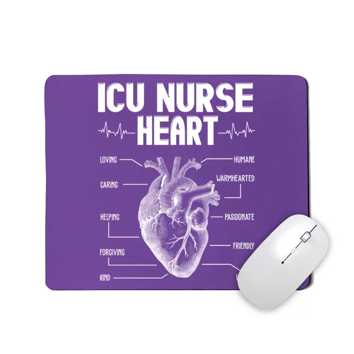 ICU Nurse Heart Mousepad