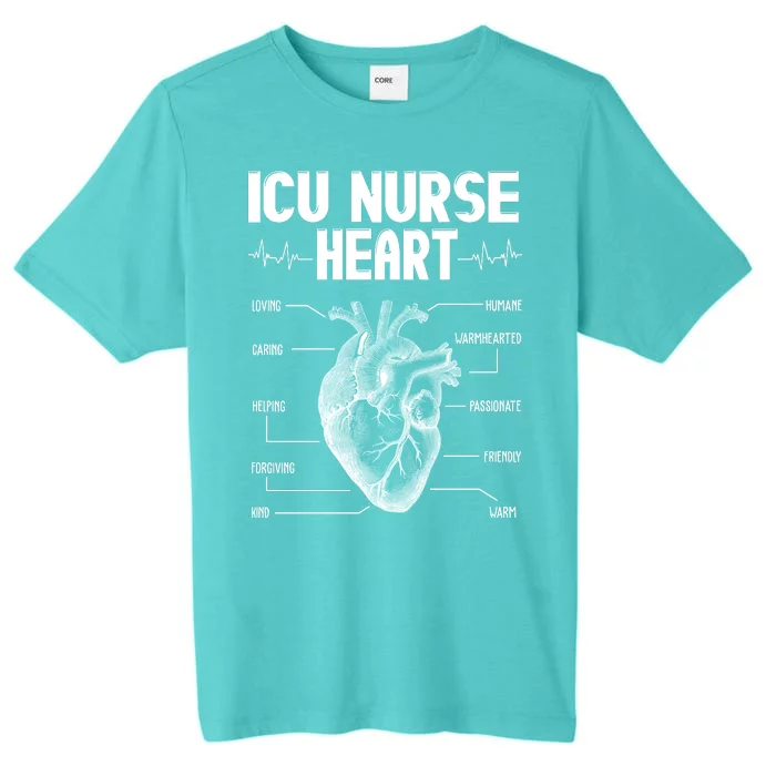 ICU Nurse Heart ChromaSoft Performance T-Shirt