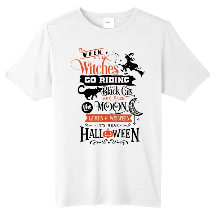 Its Near Halloween Witches Go Riding Festive ChromaSoft Performance T-Shirt