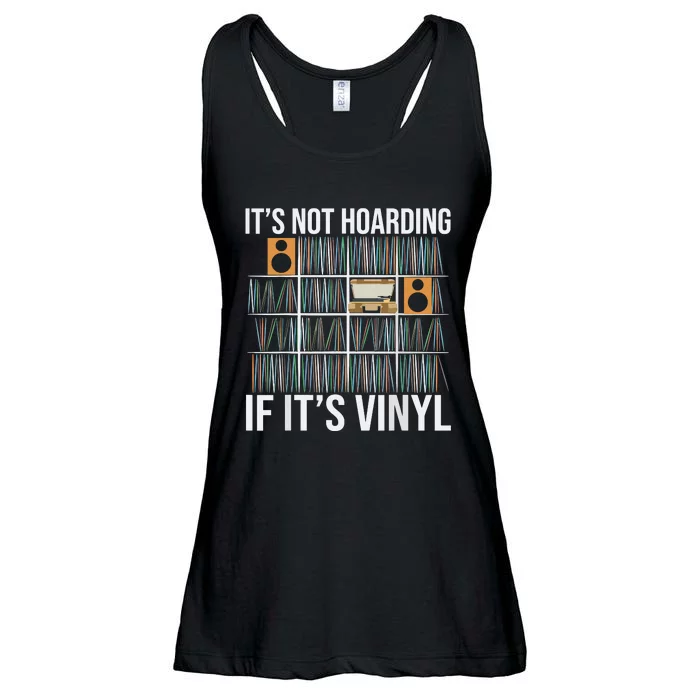 Its Not Hoarding If Its Vinyl Ladies Essential Flowy Tank