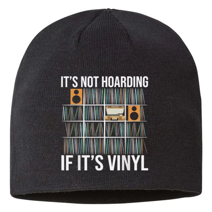 Its Not Hoarding If Its Vinyl 8 1/2in Sustainable Knit Beanie