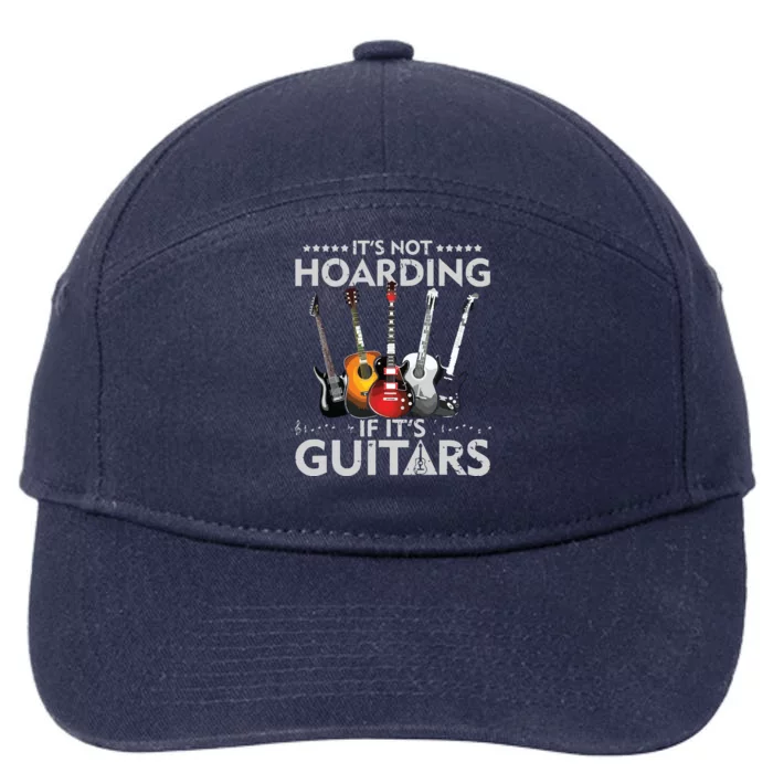 Its Not Hoarding If Its Guitars Vintage 7-Panel Snapback Hat