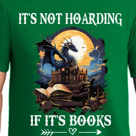 ItS Not Hoarding If ItS Books Funny Nerd Dragon Lover Pajama Set