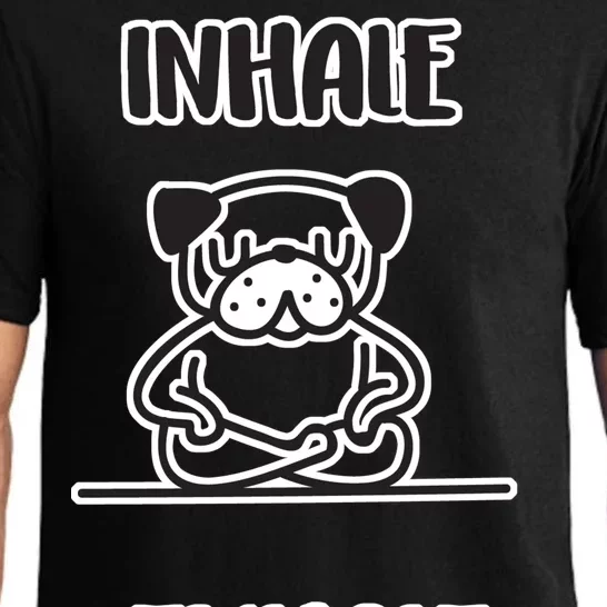 Inhale Exhale Pug Pajama Set