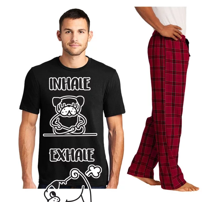 Inhale Exhale Pug Pajama Set