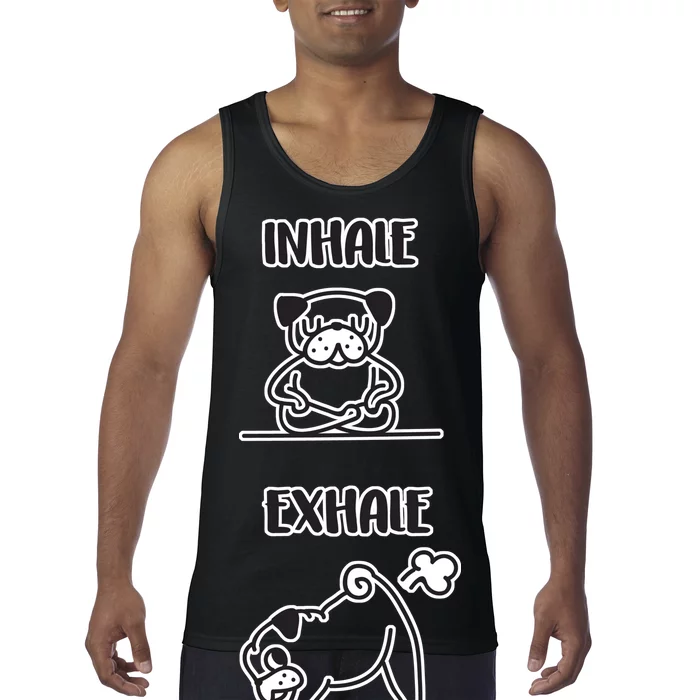 Inhale Exhale Pug Tank Top