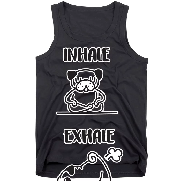 Inhale Exhale Pug Tank Top