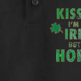 I'm Not Irish, I'm Just Horny Funny St Paddys Party Gift Dry Zone Grid Performance Polo