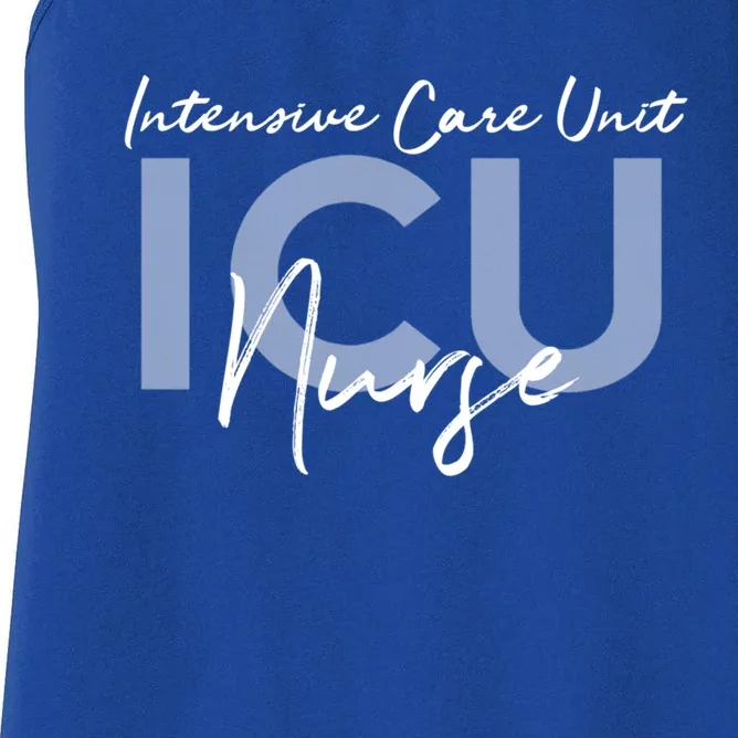 Icu Nurse Intensive Care Unit Gift Women's Racerback Tank