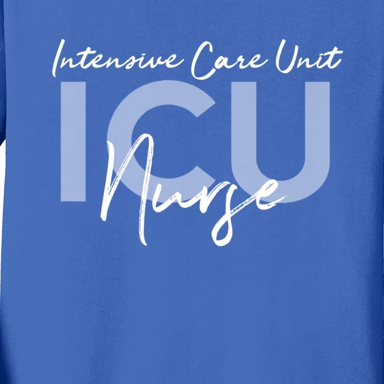 Icu Nurse Intensive Care Unit Gift Kids Long Sleeve Shirt