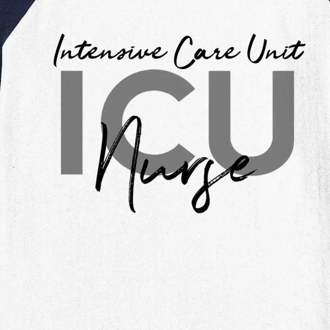 Icu Nurse Intensive Care Unit Gift Baseball Sleeve Shirt