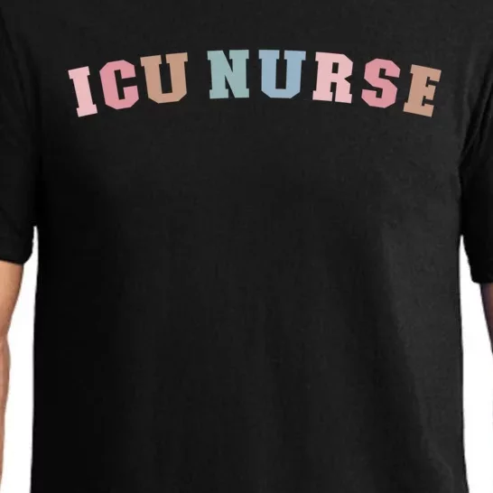 Icu Nurse Intensive Care Unit Nurse Icu Nursing Cute Gift Pajama Set