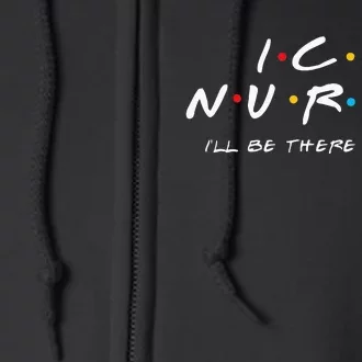 ICU Nurse Full Zip Hoodie