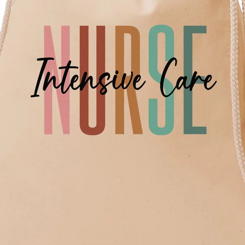 ICU Nurse Intensive Care Unit Nurse Nursing Critical Care Drawstring Bag