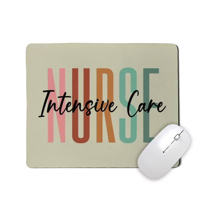 ICU Nurse Intensive Care Unit Nurse Nursing Critical Care Mousepad