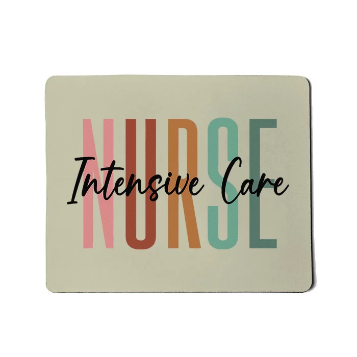 ICU Nurse Intensive Care Unit Nurse Nursing Critical Care Mousepad