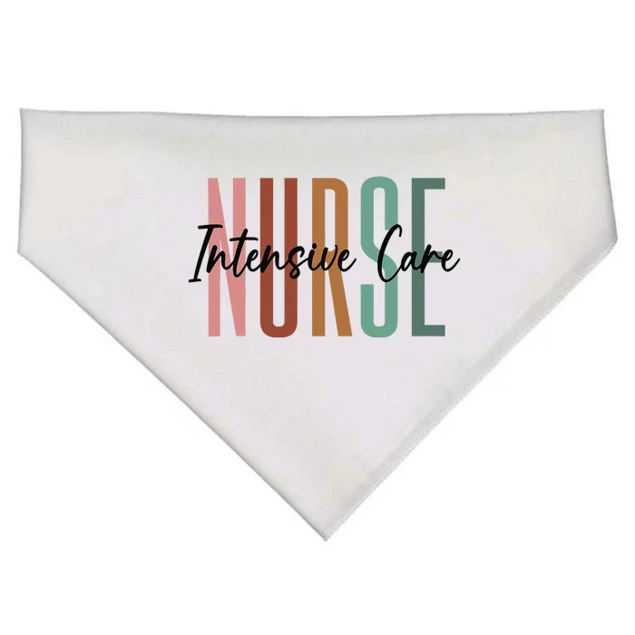 ICU Nurse Intensive Care Unit Nurse Nursing Critical Care USA-Made Doggie Bandana