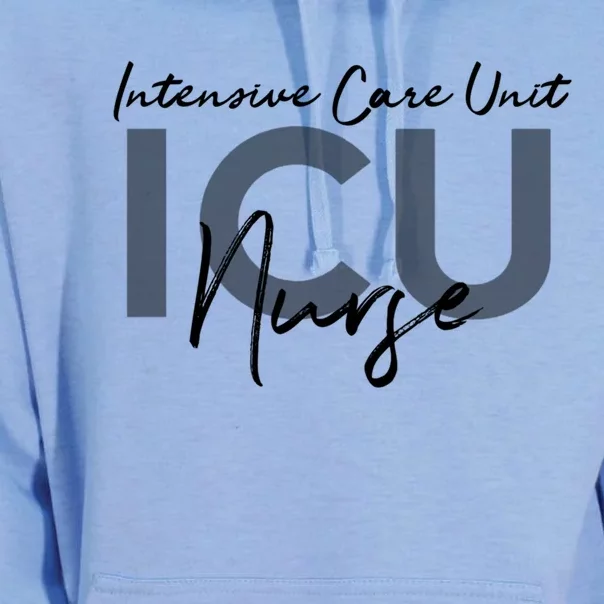 Icu Nurse Intensive Care Unit Funny Gift Unisex Surf Hoodie