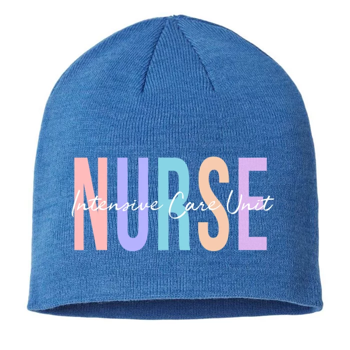 Icu Nurse Intensive Care Unit Nurse Gift 8 1/2in Sustainable Knit Beanie