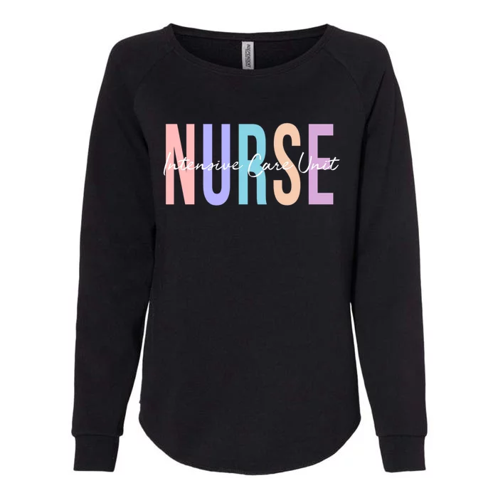 Icu Nurse Intensive Care Unit Nurse Gift Womens California Wash Sweatshirt